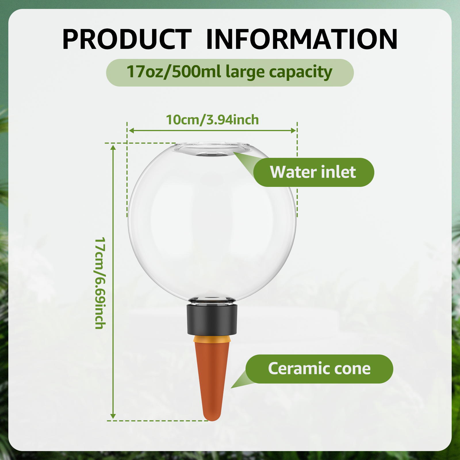 2/4Pcs 500ML Automatic Drip Ir – обзор и цена Self Watering Insert