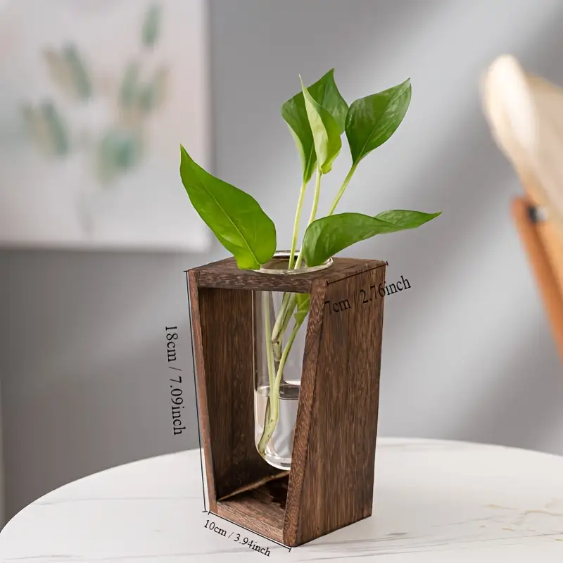 Modern Wood Propagation Vase - – обзор и цена Propagation Station Vase