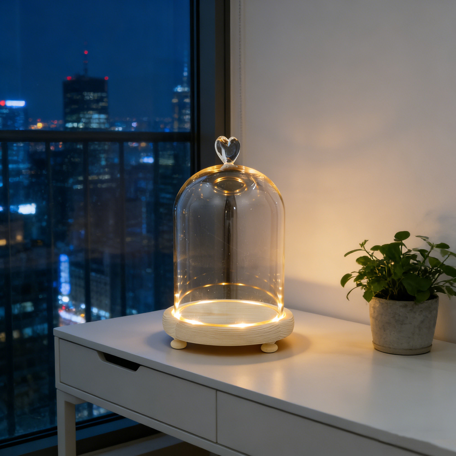 Heart Shaped Glass Dome Cloche – обзор и цена Plastic Dome Clear