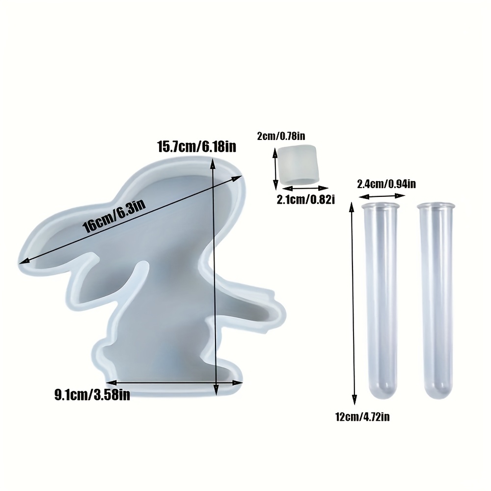 4pcs/set Easter Bunny Silicone – обзор и цена Propagation Station Vase