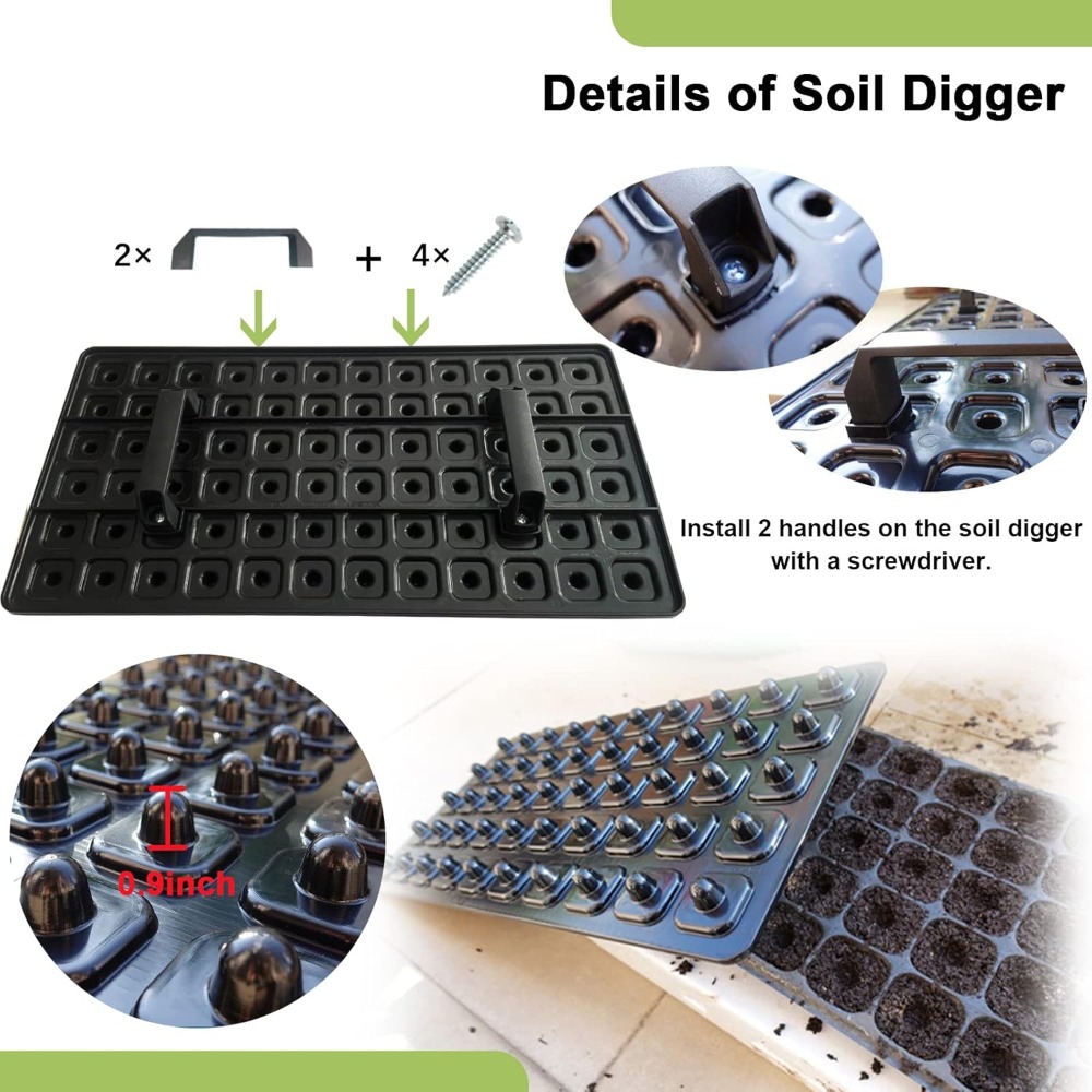 72 Cell Seed Starter Trays wit – обзор и цена Propagation Tray 72