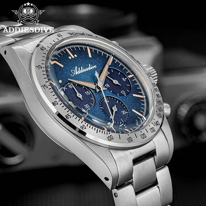 ADDIESDIVE New Men Watches Chr – обзор и цена Plastic Dome Clear