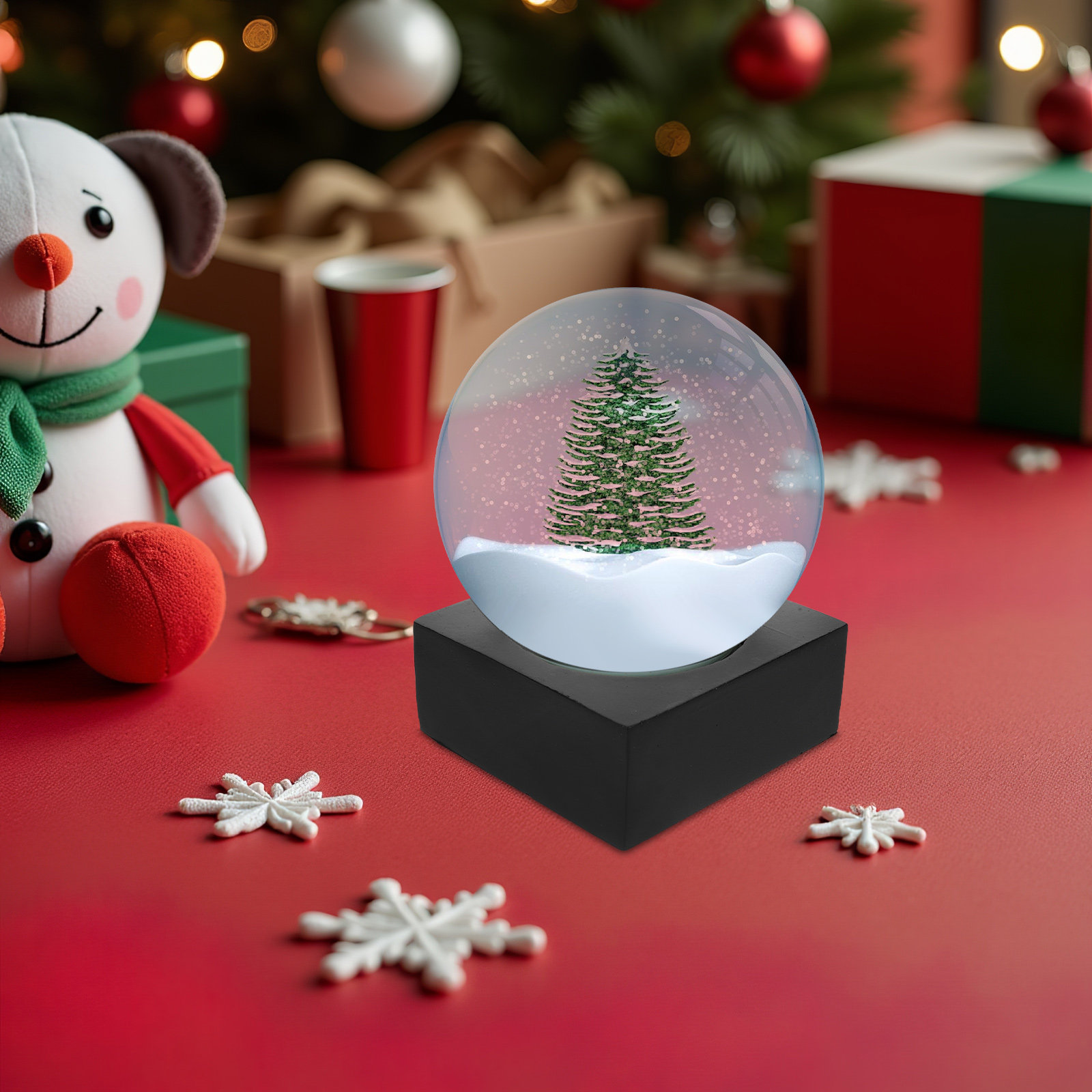 Glass Snow Globe DIY Kit Thick – обзор и цена Plastic Dome Clear