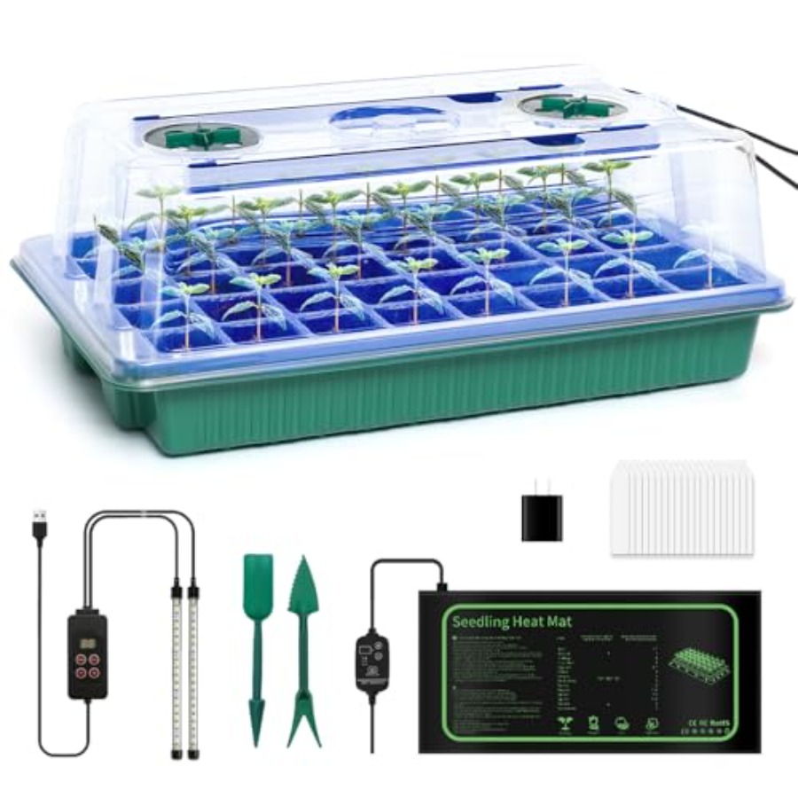 Seed Starter Kit with Grow Lig – обзор и цена Humidity Dome Kit