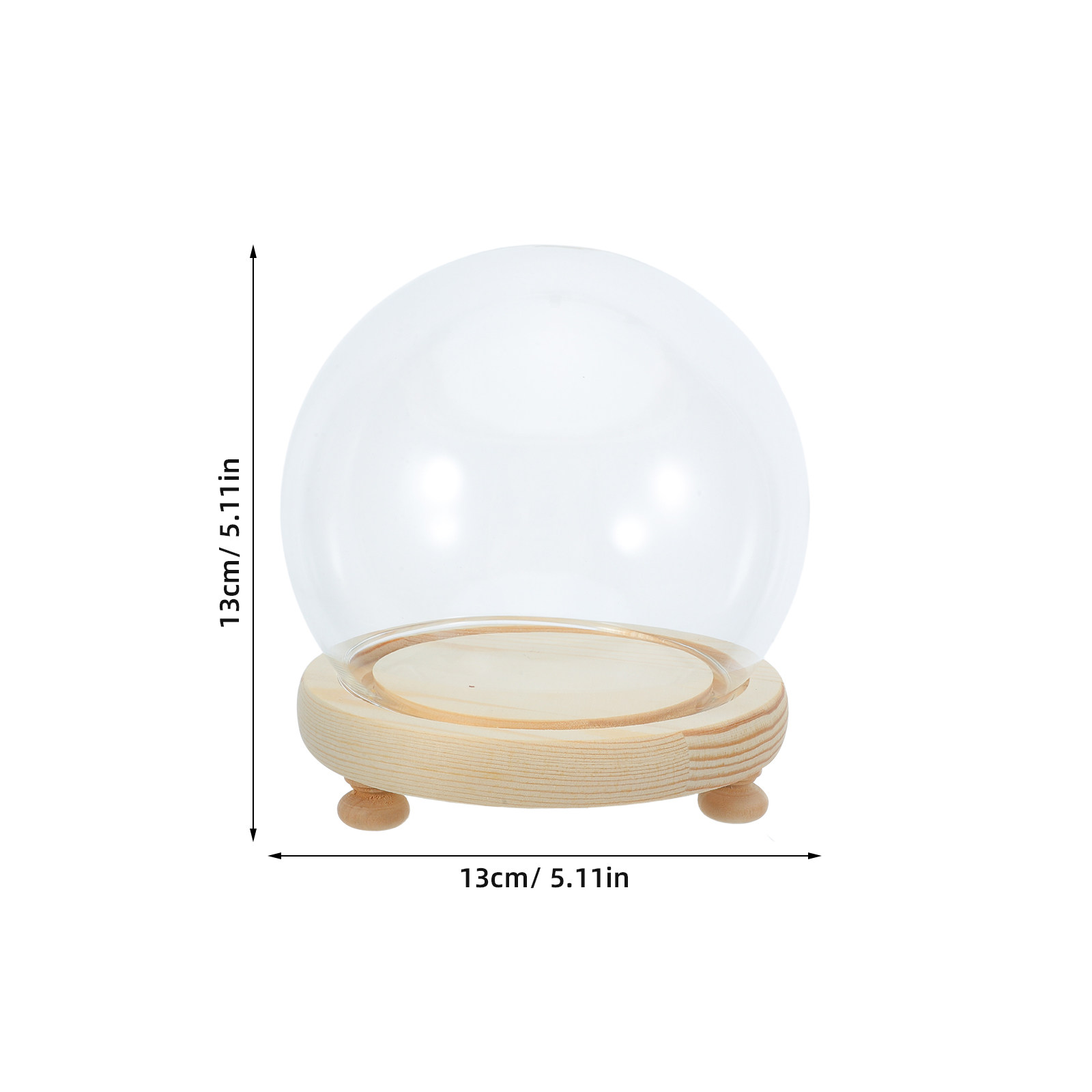 Preserved Flower Glass Dome El – обзор и цена Plastic Dome Clear