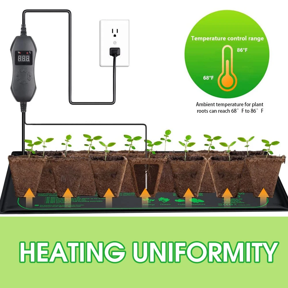 50W EU-US/UK/AU Adjustable The – обзор и цена Heat Mat Seedling