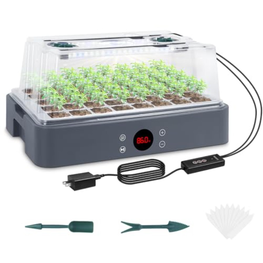 Seed Starter Tray with Grow Li – обзор и цена Humidity Dome Kit