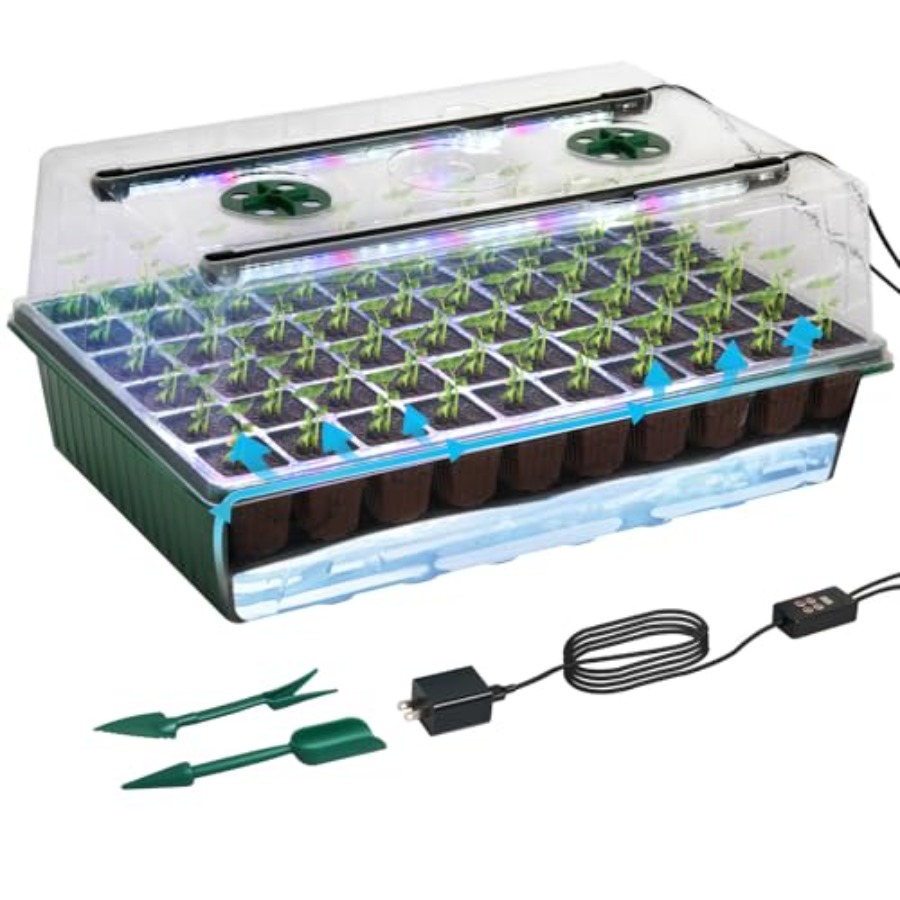 Seed Starter Tray with Grow Li – обзор и цена Humidity Dome Kit