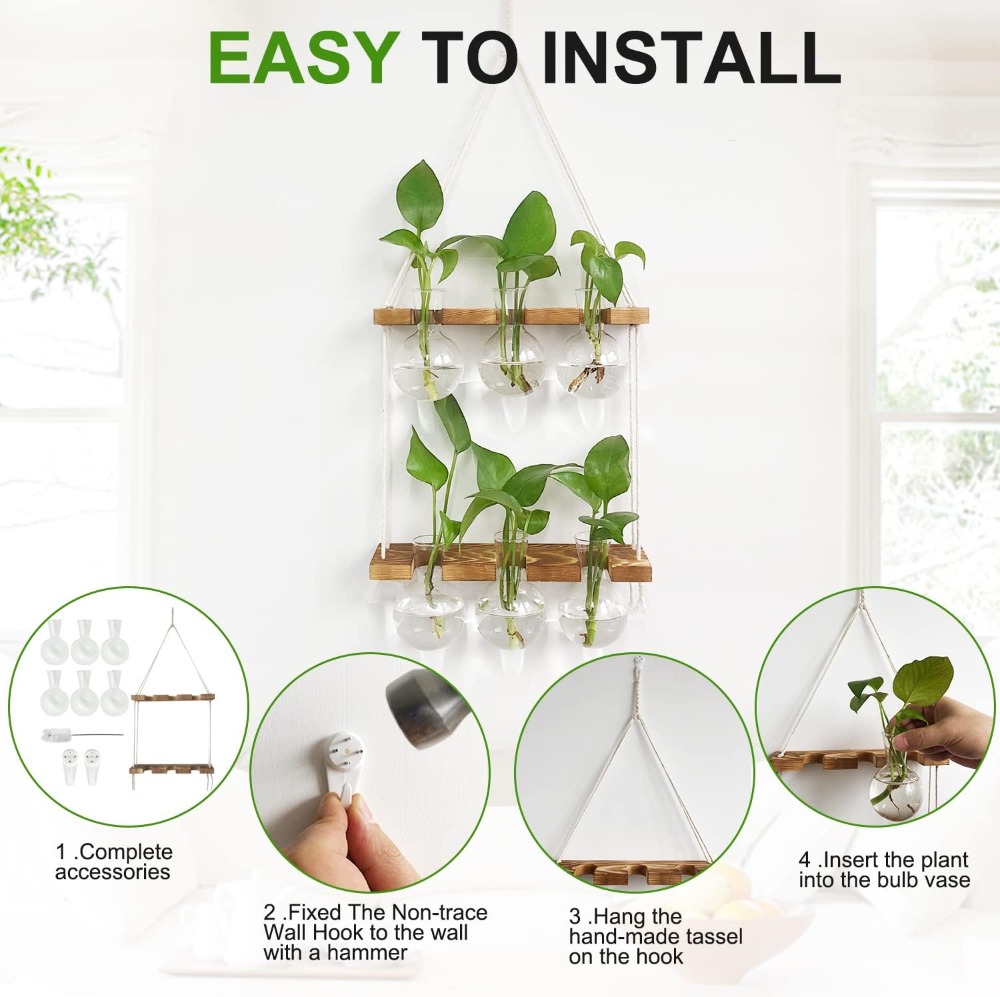 Wall Hanging Plant Propagation – обзор и цена Propagation Station Vase