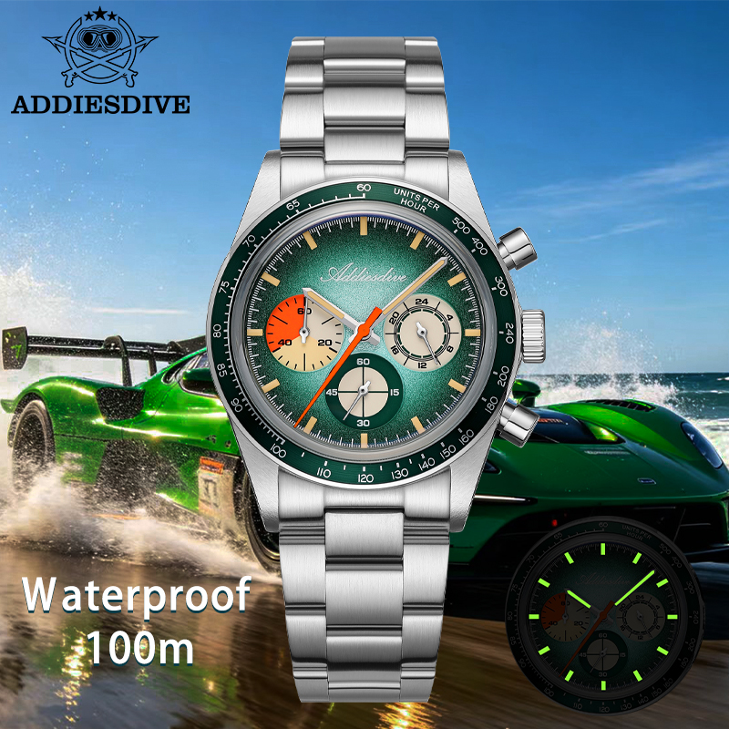 ADDIESDIVE Quartz Watches New  – обзор и цена Plastic Dome Clear